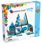 MAGNA-TILES® Arctic Animals 25 Piece Set – Magnetic Building Tiles Featuring Penguin, Seal, Polar Bears and Whale for Kids