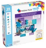 MAGNA-TILES® Arctic Animals 25 Piece Set – Magnetic Building Tiles Featuring Penguin, Seal, Polar Bears and Whale for Kids -