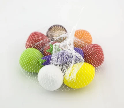 Viga Wooden Fruits & Vegetables Play Set | 10-Piece Pretend Food Toys for Kids | Educational Kitchen Role Play Toy | Montessori Learning Set for Toddlers & Preschoolers | Safe & Non-Toxic