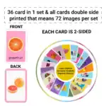 432pcs Flashcards for Toddlers – Fun Learning and Educational Kids Cards (12 Sets, 864 Pictures) - view 3