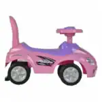 Megacar 3-in-1 Mega Push Car – Stroller Car, Walker and Ride-On Car for Toddlers with Under-Seat Storage, Non-Battery, Pink -