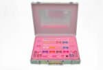 Shush! Cute Cosmetic Case for Girls – 4 Powder Eyeshadows, 4 Wax Eyeshadows, 4 Blushes, 8 Lip Glosses and Mirror, Ages 5+ - v