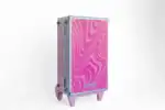 Shush! Mega Makeup Travel Trolley for Girls – 10 Eyeshadows, 3 Blushes, 5 Lipsticks, 4 Lip Glosses, 3 Nail Polishes, Ages 5+