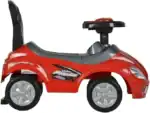 Kids Mega Pusher Car – Push Ride-On Car for Toddlers with Non-Scuffing Tires and Rotating Front Wheels, Ages 1-3, Red - view