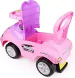 Kids Mega Pusher Car – Push Ride-On Car for Toddlers with Hidden Storage Area, Pink - view 2