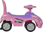 Kids Mega Pusher Car – Push Ride-On Car for Toddlers with Hidden Storage Area, Pink - view 3
