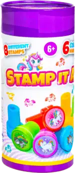 Clip Toys Stamp It All Fashion Design Kit for Kids – Stamp and Craft Unique Fashion Designs, White - view 8
