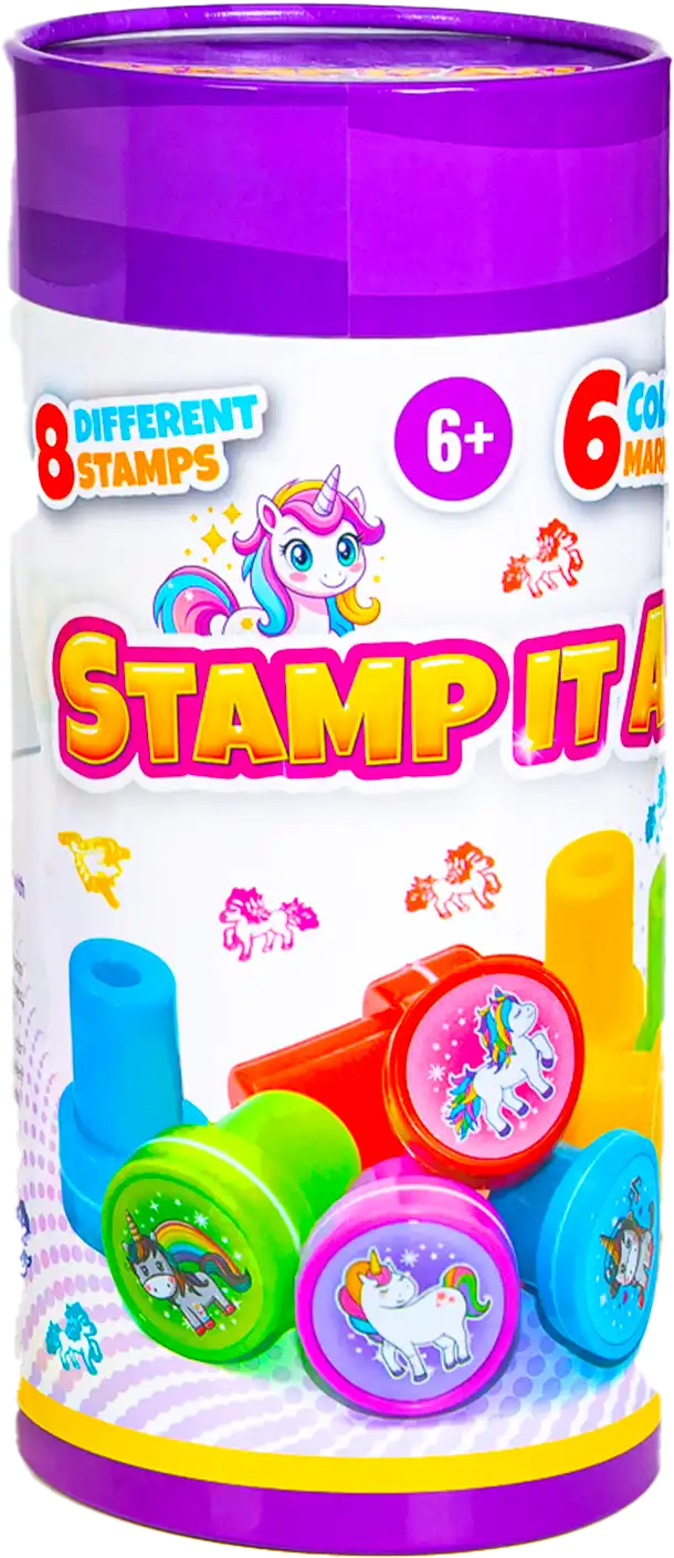 artsandcraft_stampItAll Clip Toys Stamp It All Fashion Design Kit for Kids – Stamp and Craft Unique Fashion Designs, White - view 7