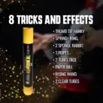 Clip Toys Magic Wand Set – Collectible Magic Tricks and Illusions Kit for Kids, Black - view 5