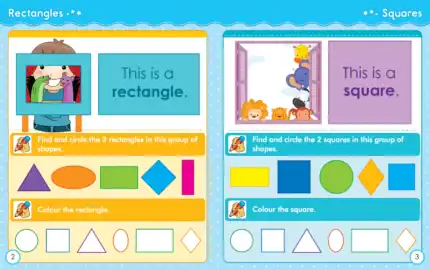 Colours & Shapes – Activity Book for Kids in English with Progress Chart, Reward Stickers and Detachable Poster – Colour and