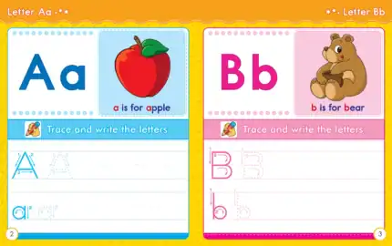 My ABC – Activity Book for Kids in English with Progress Chart, Reward Stickers and Detachable Poster – Letter Sounds and Ear