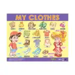 Preschool Charts – Educational Wall Chart Pack of 6 Charts in English, Learning Posters - view 6