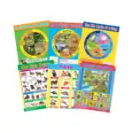 Animals & Life Cycles – Educational Wall Chart Pack of 6 Charts in English, Learning Posters