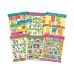 Good Manners – Educational Wall Chart Pack of 6 Charts in English, Learning Posters for Playschool and Kindergarten