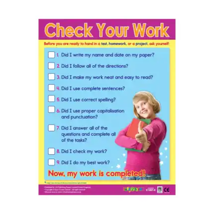 Smart Study – Digital & Tests – Educational Wall Chart Pack of 6 Charts in English, Learning Posters - view 2