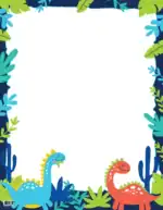 Dinosaurs – Write-On Chart – Educational Classroom Wall Chart and Learning Poster for Children to Write and Draw On