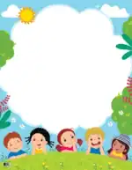 Kids – Write-On Chart – Educational Classroom Wall Chart and Learning Poster for Children to Write and Draw On