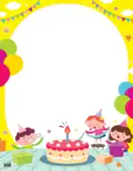 Birthday – Write-On Chart – Educational Classroom Wall Chart and Learning Poster for Children to Write and Draw On