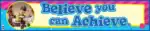 Believe You Can Achieve – Motivational Classroom Banner in English – 300gsm Laminated School Wall Display
