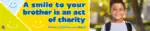 A Smile – Motivational Classroom Banner in English – 300gsm Laminated School Wall Display