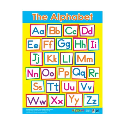 The Alphabet - Wall Chart in English