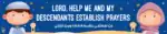 Establish Prayers – Motivational Classroom Banner in English – 300gsm Laminated School Wall Display