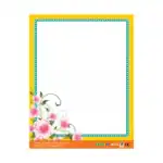 Flowers – Write-on Educational Wall Chart, Multicolour Classroom Poster for Kids