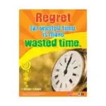 Time – Educational Wall Chart in English – Classroom Poster with Downloadable QR Code Audio-Visual Version