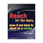 Reach for the Stars – Educational Wall Chart in English – Classroom Poster with Downloadable QR Code Audio-Visual Version