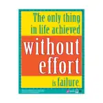 Importance of Effort – Educational Wall Chart in English – Classroom Poster with Downloadable QR Code Audio-Visual Version