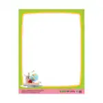 School Tools – Write-on Chart – Colourful Educational Classroom Wall Chart for Kids, Learning Chart and Teaching Aid