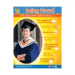 Being Proud – Educational Wall Chart in English with QR Codes, Multicolour Classroom Poster for Kids