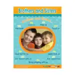 Brothers and Sisters – Educational Wall Chart in English – Classroom Poster with Downloadable QR Code Audio-Visual Version