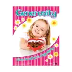 Generosity – Educational Wall Chart in English – Classroom Poster with Downloadable QR Code Audio-Visual Version
