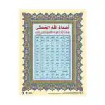 The Names of Allah – Educational Wall Chart in Arabic – Classroom Poster with Downloadable QR Code Audio-Visual Version