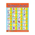 The Arabic Alphabet – Educational Wall Chart in Arabic – Classroom Poster with Downloadable QR Code Audio-Visual Version