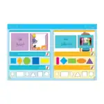 My Skills (Shapes and Colours) – Arabic Write-On Wipe-Off Activity Workbook for Kids, Works with Reading Pen - view 2
