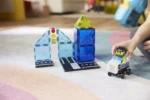 MAGNA-TILES® Police Patrol 20 Piece Set – Magnetic Building Tiles Expansion with microChassis for Patrol Car Building - view