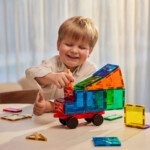 Cleverclixx Wheels Pack Intense – 25 Piece Magnetic Wheels Set to Build Cars and Trucks, Ages 3+ - view 4
