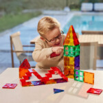 Cleverclixx Stairs Set Intense – 34 Piece Magnetic Staircase Expansion Set for Multi-Level Builds - view 5