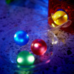 Cleverclixx Ball Run Dazzling Lights Pack Intense – 100 Piece Ball Run Construction Set with Light Effects for Kids - view 7
