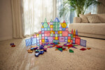 Cleverclixx Mega Creative Pack Pastel – 210 Piece Magnetic Tile Set for Family and Group Play, Ages 3+ - view 7