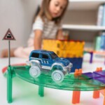 Cleverclixx Race Track Add-On Curves Intense – 15 Piece Curved Track Expansion Set for Race Track Intense, Ages 3+ - view 4