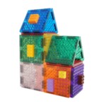 Cleverclixx Brick Tiles Pack Intense – 16 Piece Brick Tile Expansion Pack, Compatible with Most Brick Toys - view 6