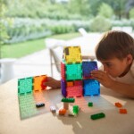 Cleverclixx Brick Tiles Pack Intense – 16 Piece Brick Tile Expansion Pack, Compatible with Most Brick Toys - view 5