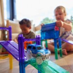 Cleverclixx Race Track Intense – 65 Piece Magnetic Race Track Set with Battery-Powered Self-Driving Car, Ages 3+ - view 4