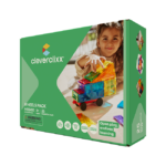 Cleverclixx Wheels Pack Intense – 25 Piece Magnetic Wheels Set to Build Cars and Trucks, Ages 3+