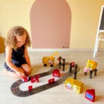Cleverclixx Construction Builder Pack Intense – 48 Piece Magnetic Building Set with Interactive Race Track for Kids - view 4