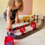 Cleverclixx Construction Builder Pack Intense – 48 Piece Magnetic Building Set with Interactive Race Track for Kids - view 7