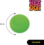 Schylling NeeDoh The Groovy Glob Sensory Fidget Toy – Squishy Stress Ball, 1 Pc Random Color, Ages 3 to Adult - view 3